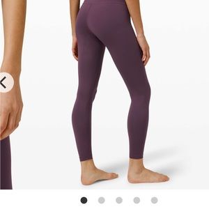 lululemon wunder under high-rise tight 28 full-on luxtreme